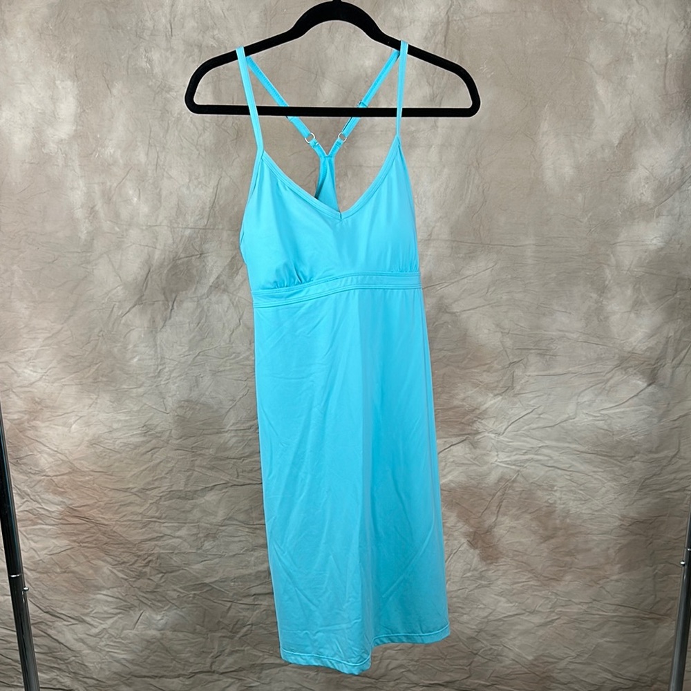 Athleta Blue Strappy Dress